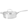 Demeyere Atlantis 7 28cm 18/10 Stainless Steel Saute Pan With Lid (40850-344-0) -Kitchenknives Shop 40850 344 0