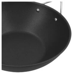 Demeyere Alu Pro 5 30cm Aluminium Wok Flat Bottom (40851-030-0) -Kitchenknives Shop 40851 030 0 3