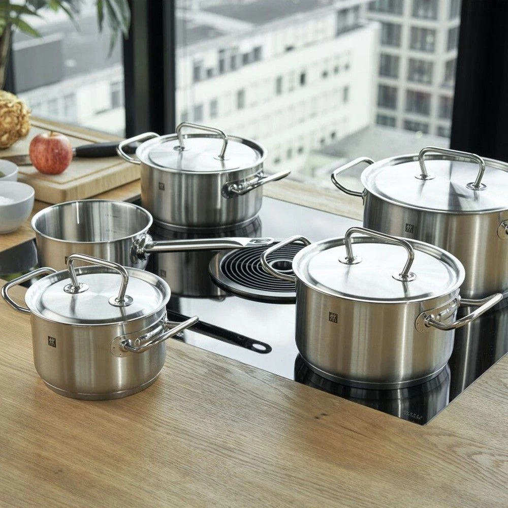Zwilling Twin Classic 5 Piece 18/10 Stainless Steel Pot Set (40901-001-0) 6 Zwilling Twin Classic 5 Piece 18/10 Stainless Steel Pot Set (40901-001-0) - Image 4