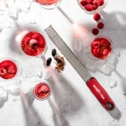Microplane Premium Classic Series Zester/Grater Pomegranate Red (46127) -Kitchenknives Shop 46127e microplane premium classic series zester pomegranate red 4