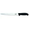 Victorinox Fibrox 25cm Slicing Knife Pointed Tip Serrated Edge (5443325) -Kitchenknives Shop 5443325
