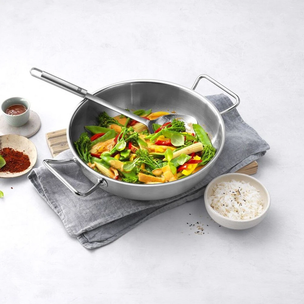 Zwilling Pro 30cm 18/10 Stainless Steel Wok (65121-300-0) 10 Zwilling Pro 30cm 18/10 Stainless Steel Wok (65121-300-0) - Image 8