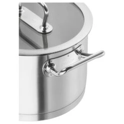 Zwilling Pro 24cm 18/10 Stainless Steel Stock Pot High-Sided (65123-240-0) -Kitchenknives Shop 65122 200 0 1 3