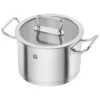 Zwilling Pro 20cm 18/10 Stainless Steel Stock Pot High-Sided (65123-200-0) 1 Zwilling Pro 20cm 18/10 Stainless Steel Stock Pot High-Sided (65123-200-0) -Kitchenknives Shop 65123 200 0