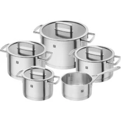 Zwilling Vitality 5 Piece 18/10 Stainless Steel Pot Set (66460-000-0)