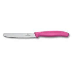 Victorinox Swiss Classic 2 X 11cm Tomato/Utility Knife Set Pink (67836L115B) -Kitchenknives Shop 67836l115b 1