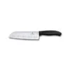 Victorinox Swiss Classic 17cm Santoku Knife Fluted Blade Black (6852317B) 2 Victorinox Swiss Classic 17cm Santoku Knife Fluted Blade Black (6852317B) -Kitchenknives Shop 6852317b