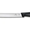 Victorinox Swiss Classic 21cm Bread Knife Serrated Edge Black (6863321B) -Kitchenknives Shop 6863321b