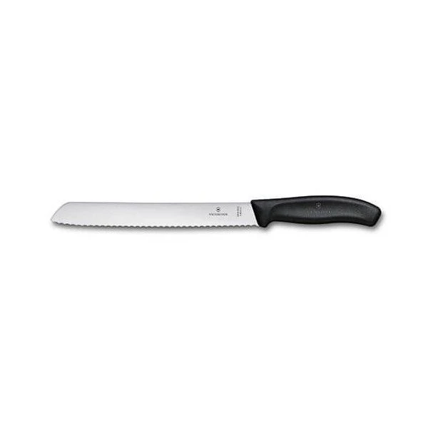 Victorinox Swiss Classic 21cm Bread Knife Serrated Edge Black (6863321B) 4 Victorinox Swiss Classic 21cm Bread Knife Serrated Edge Black (6863321B) - Image 2