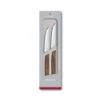 Victorinox Swiss Modern Walnut 12cm Steak Knife 2 Piece Set Straight Edge (6900012G) 2 Victorinox Swiss Modern Walnut 12cm Steak Knife 2 Piece Set Straight Edge (6900012G) -Kitchenknives Shop 6900012g 1
