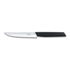 Victorinox Swiss Modern 12cm Steak Knife Set Black (6900312WB) 5 Victorinox Swiss Modern 12cm Steak Knife Set Black (6900312WB) -Kitchenknives Shop 6900312w 1