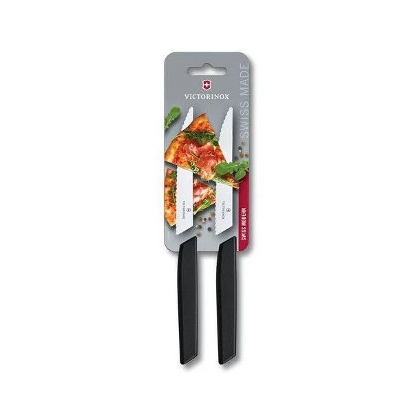 Victorinox Swiss Modern 12cm Steak Knife Set Black (6900312WB) 3 Victorinox Swiss Modern 12cm Steak Knife Set Black (6900312WB)