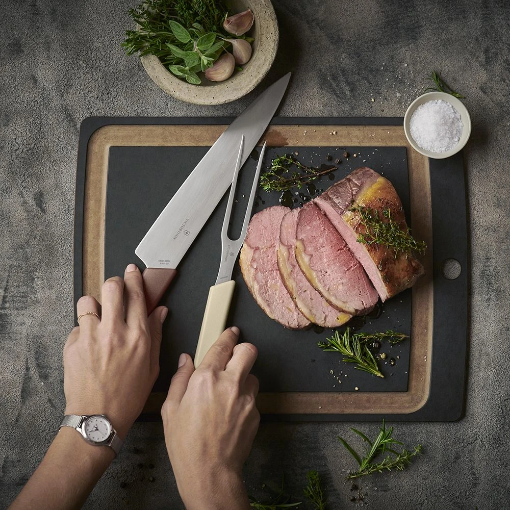 Victorinox Swiss Modern Colour 15cm Carving Fork - Almond (69036158B) 4 Victorinox Swiss Modern Colour 15cm Carving Fork - Almond (69036158B) - Image 2