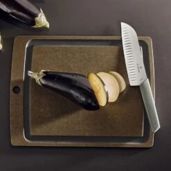 Victorinox Swiss Modern Colour 17cm Fluted Santoku Knife - Olive Green (6905617K6B) -Kitchenknives Shop 6905617k6b ls 1