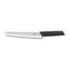Victorinox Swiss Modern 22cm Bread & Pastry Knife Black (6907322WB) -Kitchenknives Shop 6907322wb