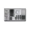 Victorinox Swiss Modern 24 Piece Cutlery Set Black (6909312W24) -Kitchenknives Shop 6909312w24