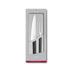 Victorinox Swiss Modern 2 Piece Carving Set Black (6909321G)