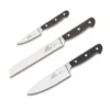 Sabatier® Pluton 3 Piece Knife Set - 9cm Paring, 20cm Cooks, 20cm Bread (774386) -Kitchenknives Shop 774386 3 15cm