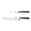 Rockingham Forge Pro Wood Series 2 Piece Set (9cm Paring Knife & 20cm Chefs Knife) -Kitchenknives Shop 8008pa ch8