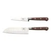Rockingham Forge Pro Wood Series 2 Piece Set (9cm Paring Knife & 13cm Santoku Knife) -Kitchenknives Shop 8008pa sk5