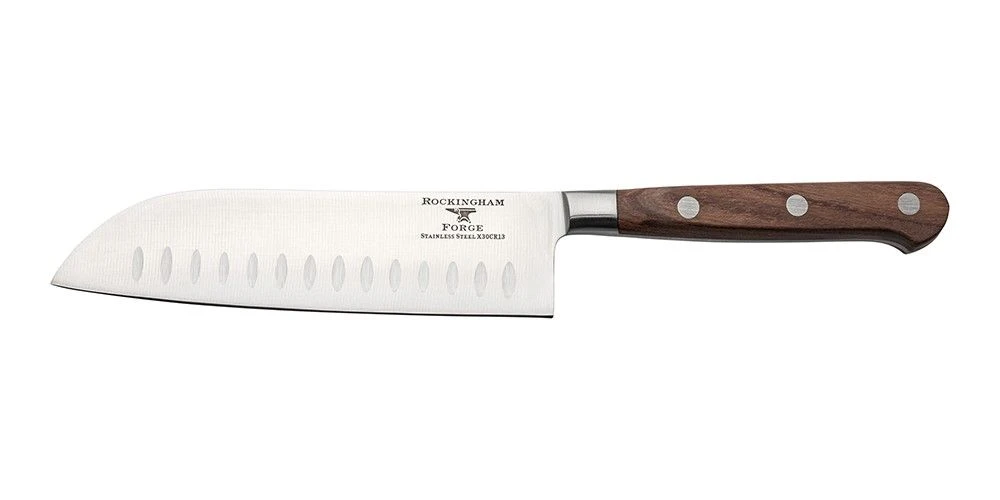 Rockingham Forge Pro Wood Series 13cm Santoku Knife (8008SK/5) 3 Rockingham Forge Pro Wood Series 13cm Santoku Knife (8008SK/5)