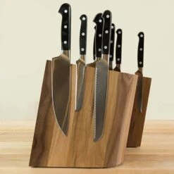Artelegno Grand Prix S Magnetic Walnut Knife Block -Kitchenknives Shop 84wl v2 4