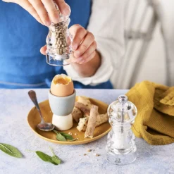 Peugeot Nancy Salt Mill 12cm Clear Acrylic (P900812/SME) -Kitchenknives Shop 900812 ls1 1