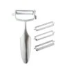 Global GS94 - Three Way Vegetable Peeler With 4 Blades (GS-94) -Kitchenknives Shop GS 94 1 1