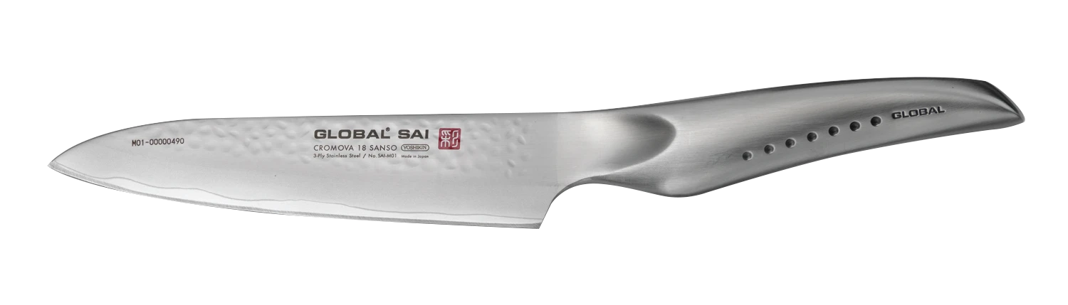 Global SAI SAIM01 - 14cm Cooks Knife (SAI-M01) 3 Global SAI SAIM01 - 14cm Cooks Knife (SAI-M01)