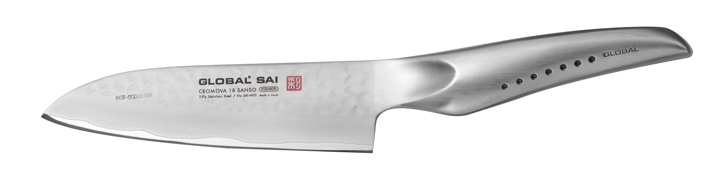 Global Sai SAIM03 - 13.5cm Santoku Knife (SAI-M03) 3 Global Sai SAIM03 - 13.5cm Santoku Knife (SAI-M03)