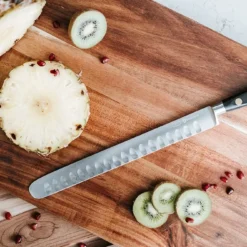 Samuel Staniforth Chefs 30cm Salmon Slicer Granton Edge -Kitchenknives Shop aposl sheffiled kk 128 1694644891 17