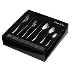Robert Welch Arden Bright V Cutlery Set 42 Piece With Free Large Cutlery Tray -Kitchenknives Shop ardbr1099v42
