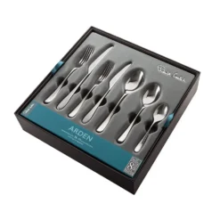 Robert Welch Arden Bright V Cutlery Set 56 Piece With Free Large Cutlery Tray -Kitchenknives Shop ardbr1099v56 arden 56pc set 1
