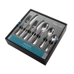 Robert Welch Arden Bright V Cutlery Set 84 Piece With Free Large Cutlery Tray -Kitchenknives Shop ardbr1099v84 arden 84pc set 1