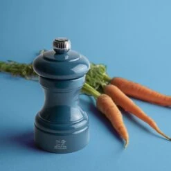 Peugeot Bistro Salt Mill 10cm Pacific Blue Gloss (P40734) -Kitchenknives Shop bistro bleu pacifique 40727 40734 1