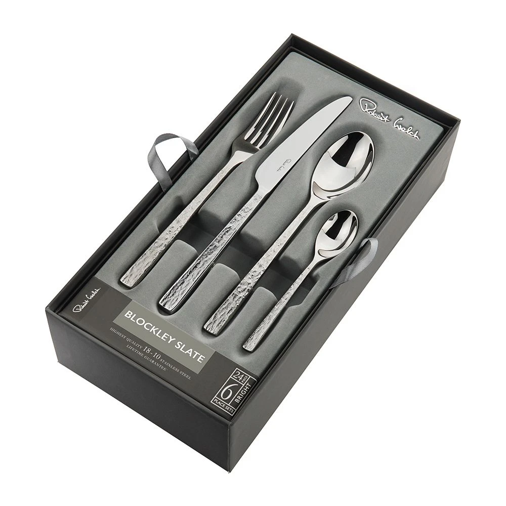Robert Welch Blockley Slate Bright Cutlery 24 Piece Set 8 Robert Welch Blockley Slate Bright Cutlery 24 Piece Set - Image 6
