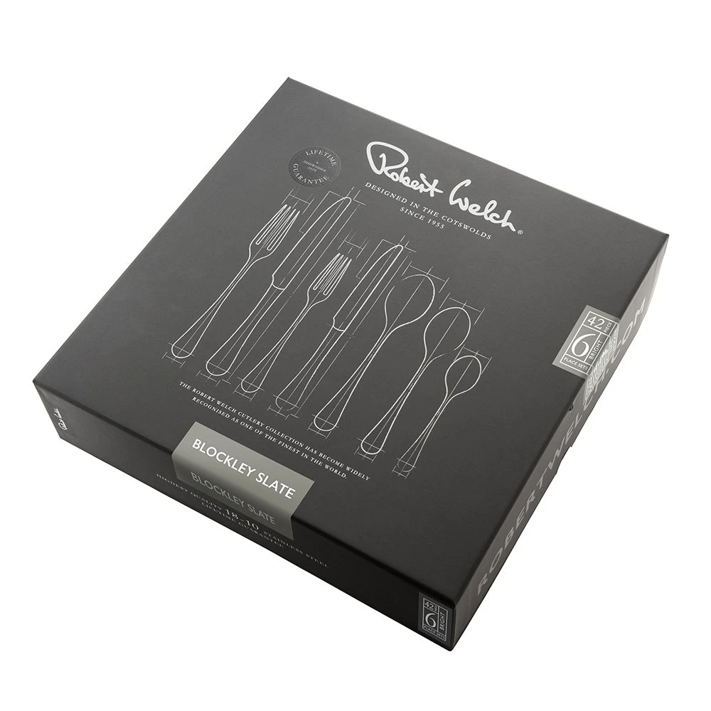 Robert Welch Blockley Slate Bright Cutlery 42 Piece Set 10 Robert Welch Blockley Slate Bright Cutlery 42 Piece Set - Image 8