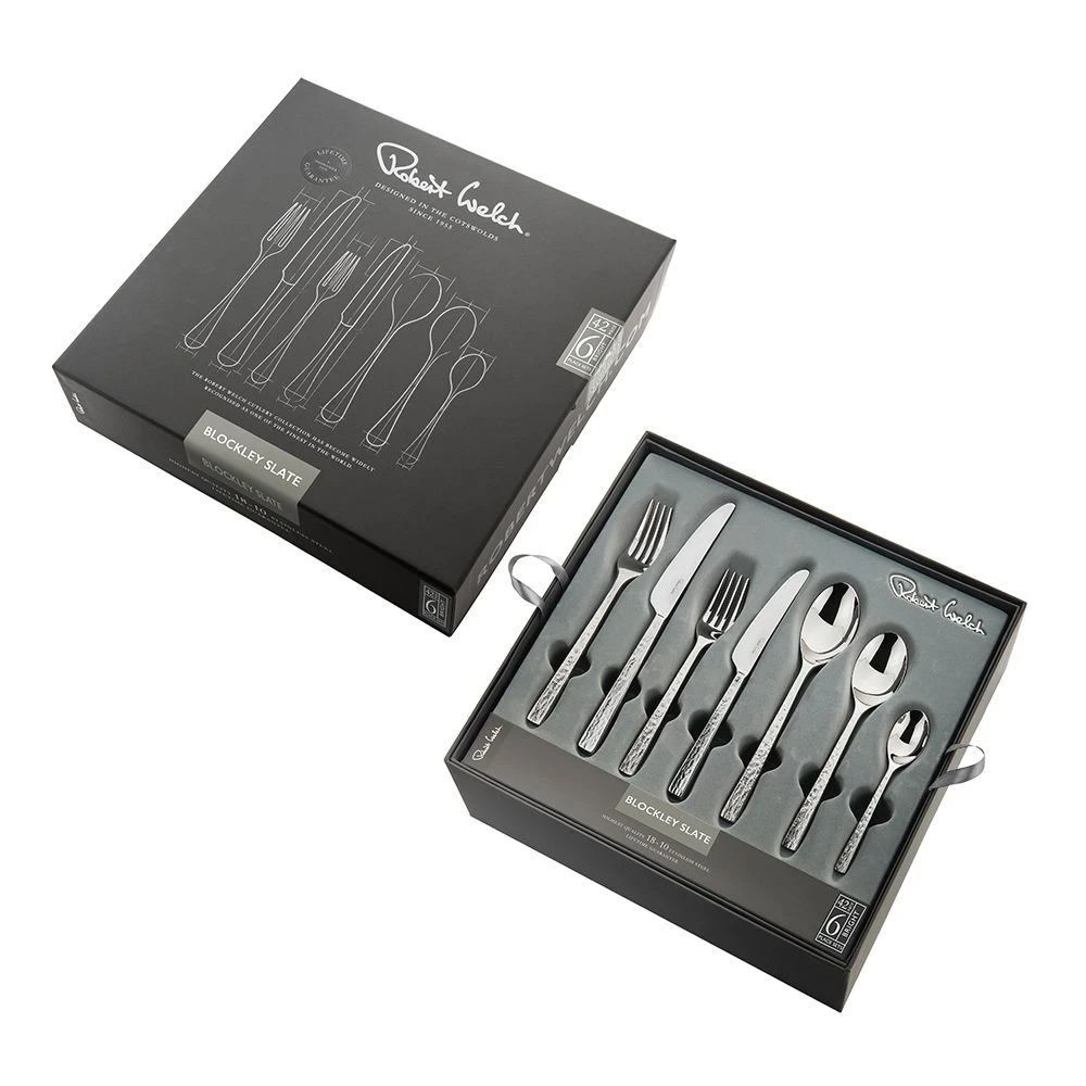 Robert Welch Blockley Slate Bright Cutlery 42 Piece Set 11 Robert Welch Blockley Slate Bright Cutlery 42 Piece Set - Image 9