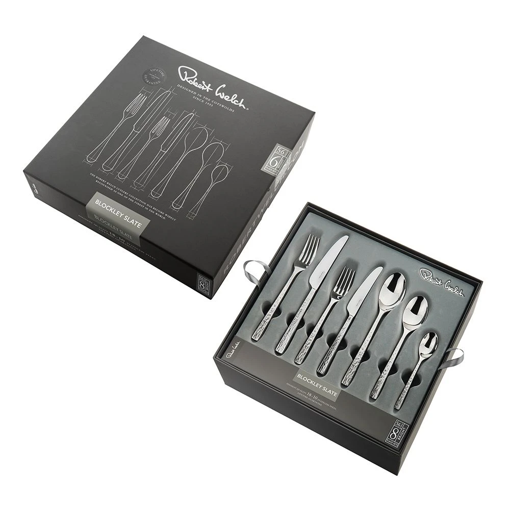 Robert Welch Blockley Slate Bright Cutlery 56 Piece Set 11 Robert Welch Blockley Slate Bright Cutlery 56 Piece Set - Image 9
