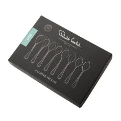 Robert Welch Bud Bright Coffee Spoon Set 8 Piece -Kitchenknives Shop budbr1008v8 bud 8pc coffee spoon set