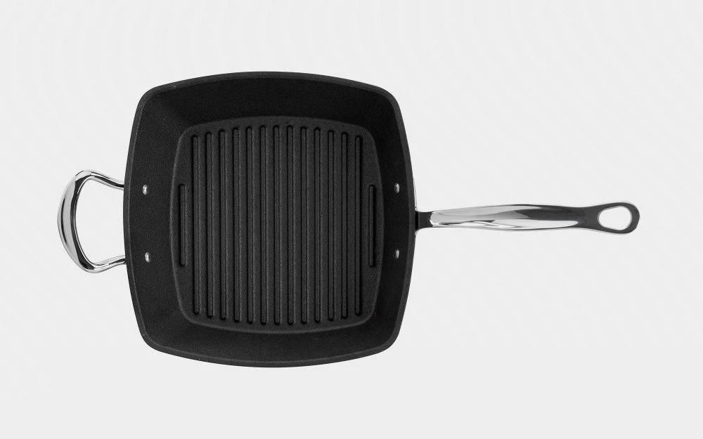 Samuel Groves Britannia Recycled 26cm Cast Iron Square Grill 4 Samuel Groves Britannia Recycled 26cm Cast Iron Square Grill - Image 2