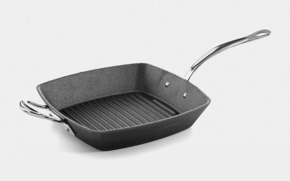 Samuel Groves Britannia Recycled 26cm Cast Iron Square Grill 5 Samuel Groves Britannia Recycled 26cm Cast Iron Square Grill - Image 3