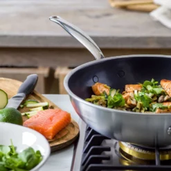 Greenpan Premiere Wok 30cm / 4.7L -Kitchenknives Shop cc003821 001 premiere wok 30cm 4.7 litre v2