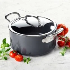 Greenpan Barcelona Pro Casserole Covered 20cm / 3.1L -Kitchenknives Shop cc005333 001 barcelona pro casserole covered 20cm 3.1 litre