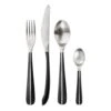 Robert Welch Contour Noir Satin Cutlery 24 Piece Set