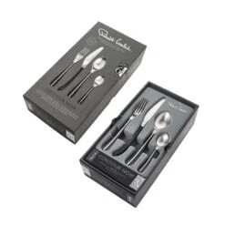 Robert Welch Contour Noir Satin Cutlery 24 Piece Set -Kitchenknives Shop cobsa1099v24 pt07