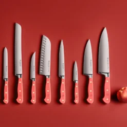 Wusthof Classic Colour Coral Peach 3 Piece Knife Set (WT1311760308) -Kitchenknives Shop coral peach full set 11