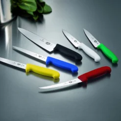 Victorinox Fibrox 20cm Filleting Knife Narrow Blade (5376320) -Kitchenknives Shop cut 5 2004 15 b1 fillet ls1 3