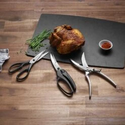 Victorinox S/S Poultry Shears With Buffer Spring 25cm (76345) -Kitchenknives Shop cut 7 6344 7 6350 7 6363 3 g2 scissors ls1 3