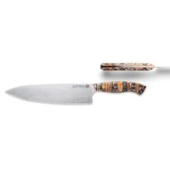 Savernake DNA DC21 21cm Chef's Knife - Anthracite, Arctic & Orange With Marble Handle -Kitchenknives Shop dc21 hm t s